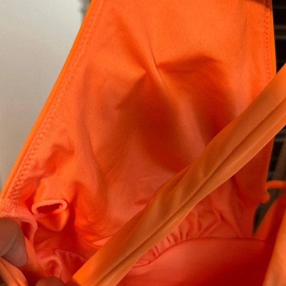 NWOT Cupshe Orange Sorbet Swimsuit One Piece Small - Picture 4 of 5